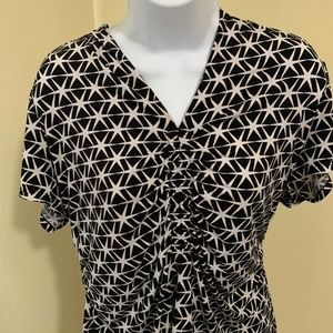 Alfani Women's Shirt Size XL Black White Preowned